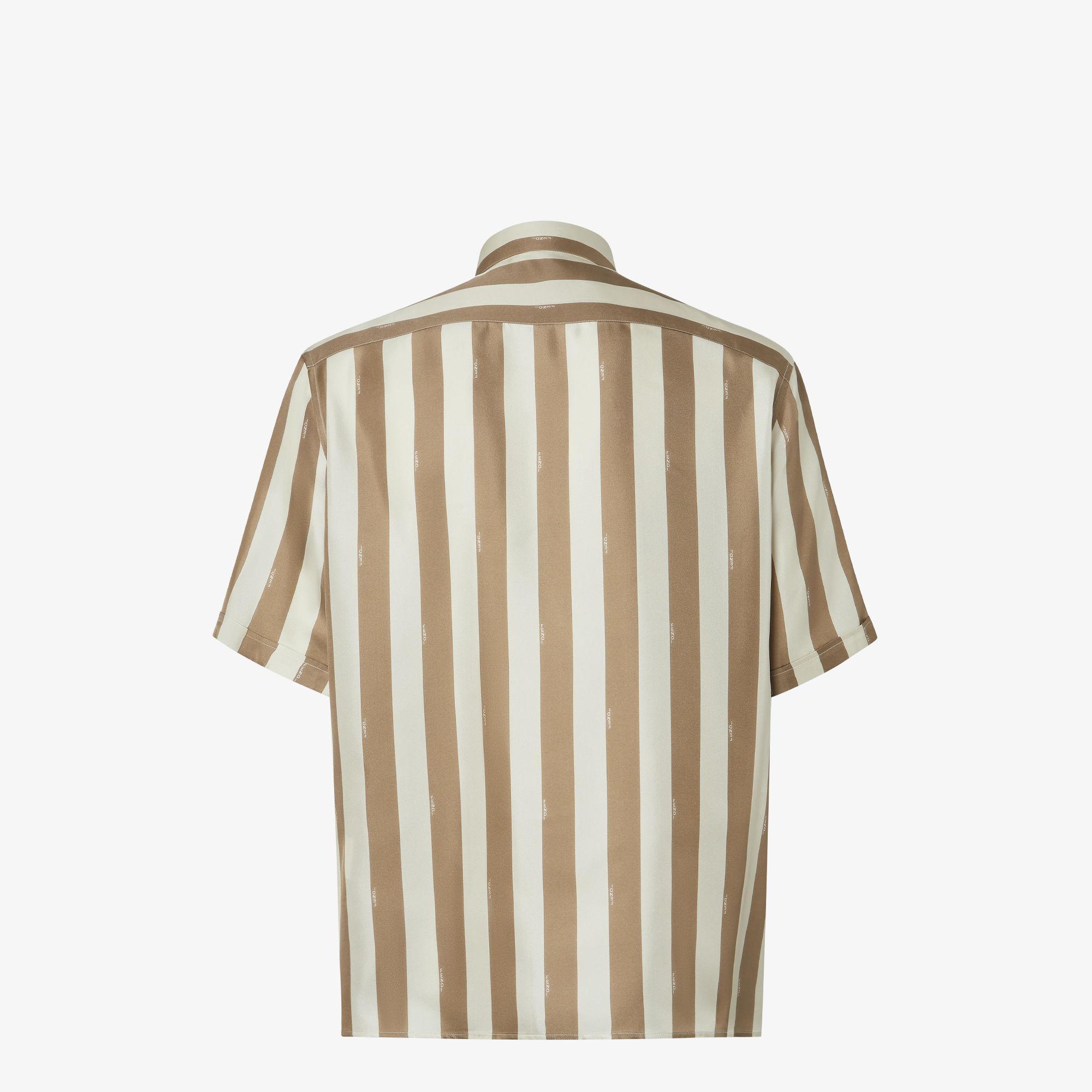 ShirtBeige Pequin silk shirt Product Image
