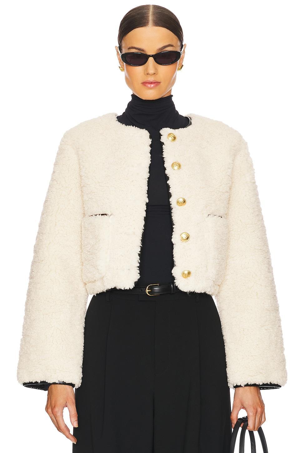 By Marianna Pauchet Reversible Faux Sherpa Jacket L'Academie Product Image