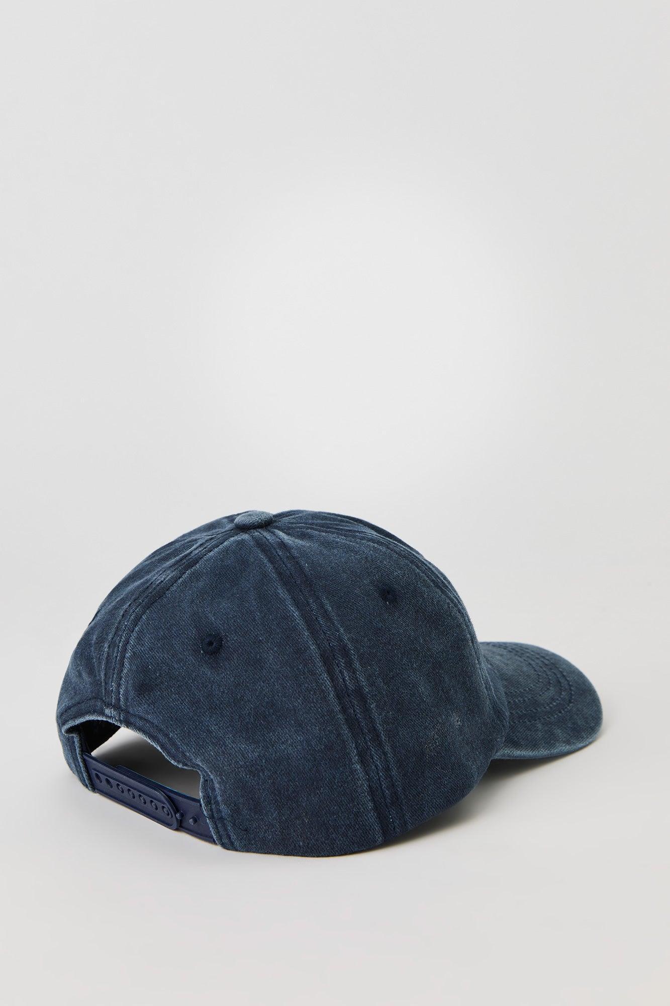 Embroidered Washed Baseball Hat Male Product Image