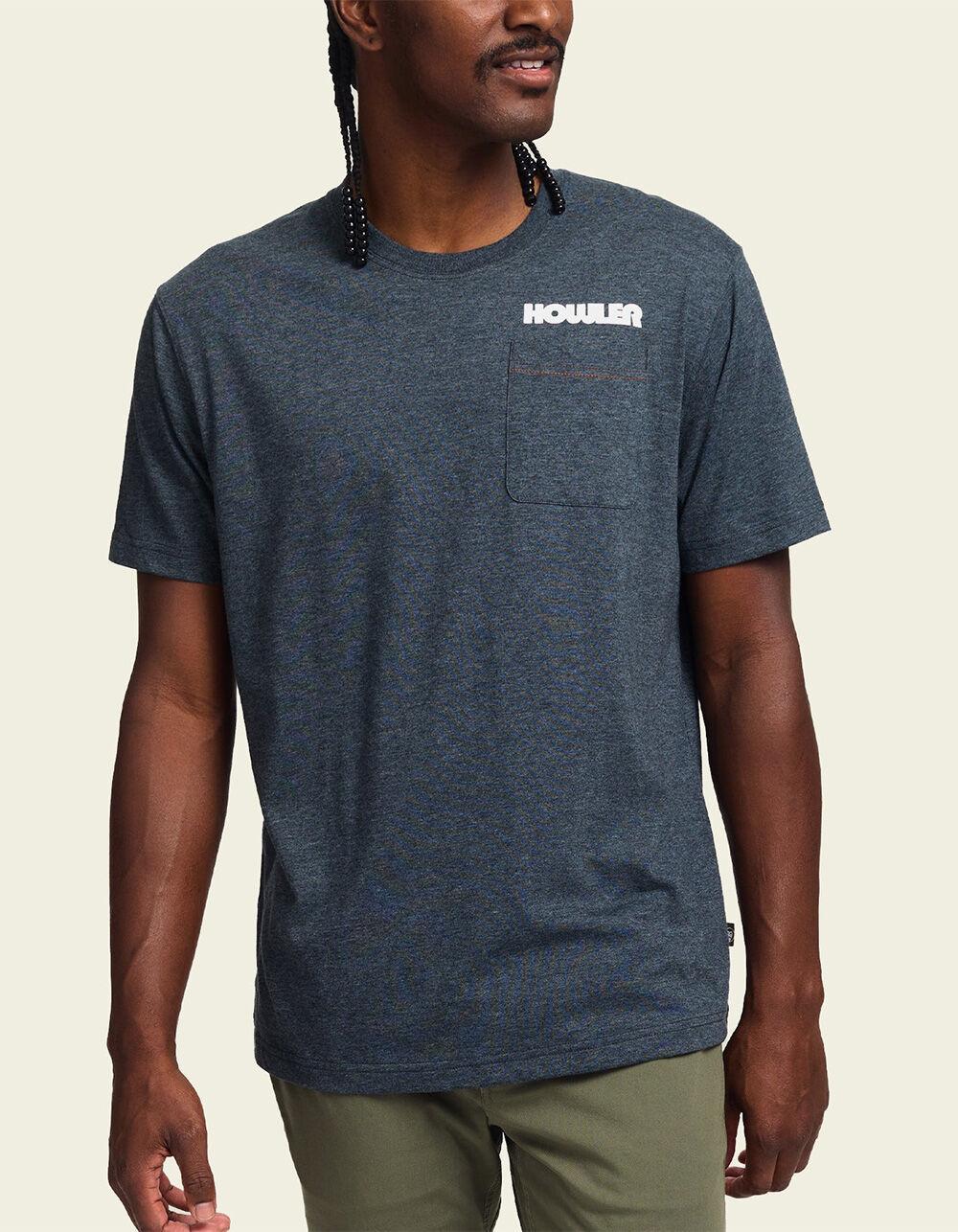 HOWLER BROTHERS Trucha Mens Pocket Tee - CHARCOAL Product Image