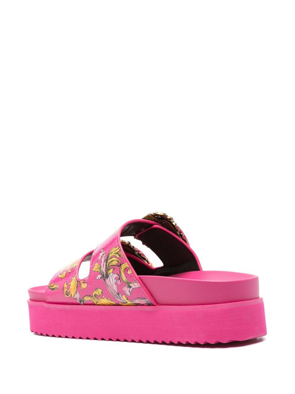 Barocco-print slides Product Image