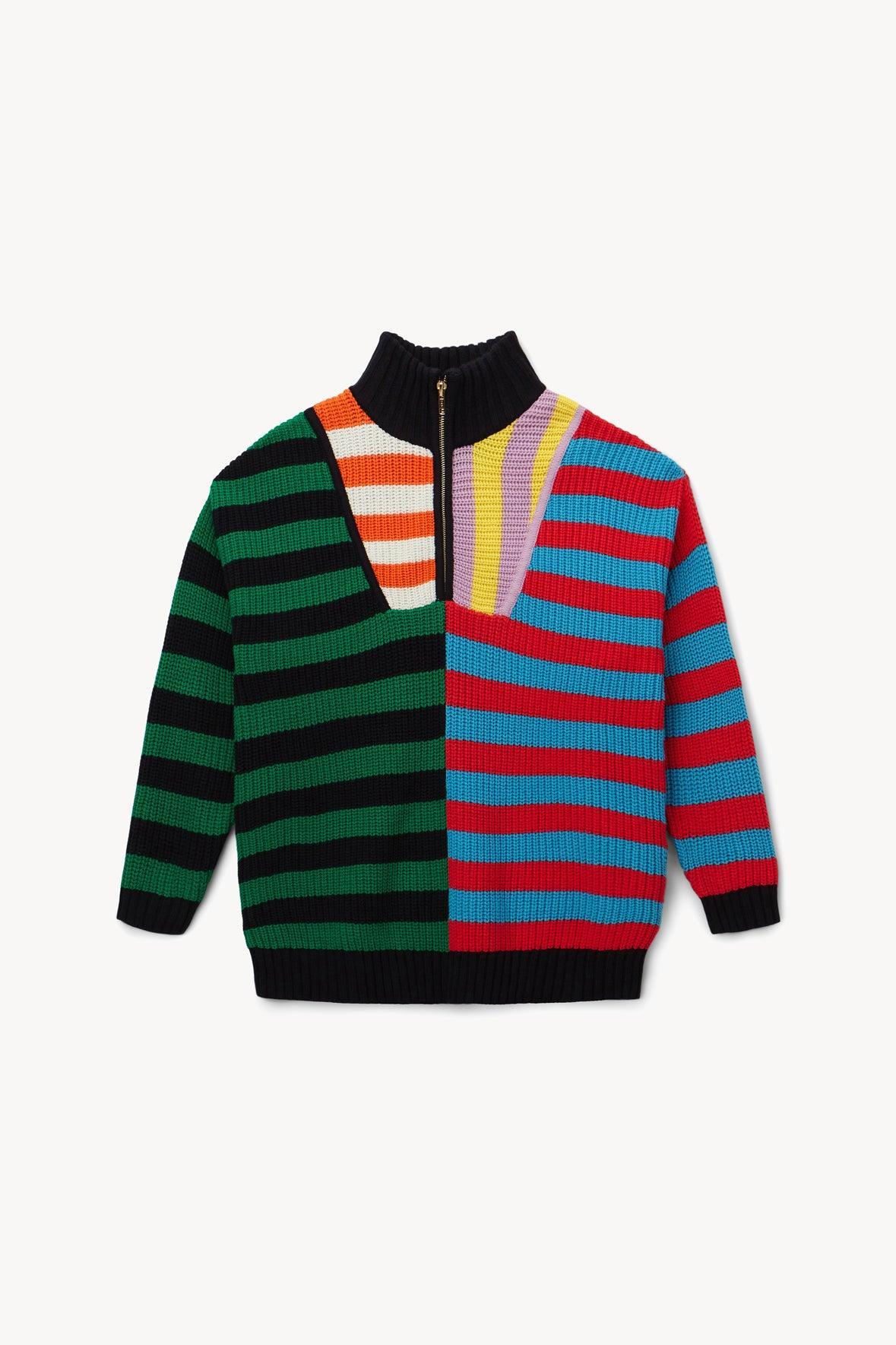 HAMPTON SWEATER | CABANA STRIPE MULTI Product Image