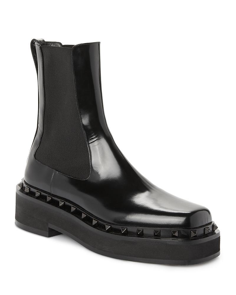 Womens M-way Rockstud Beatle In Calfskin With Tone-on-tone Studs 50 Mm Product Image
