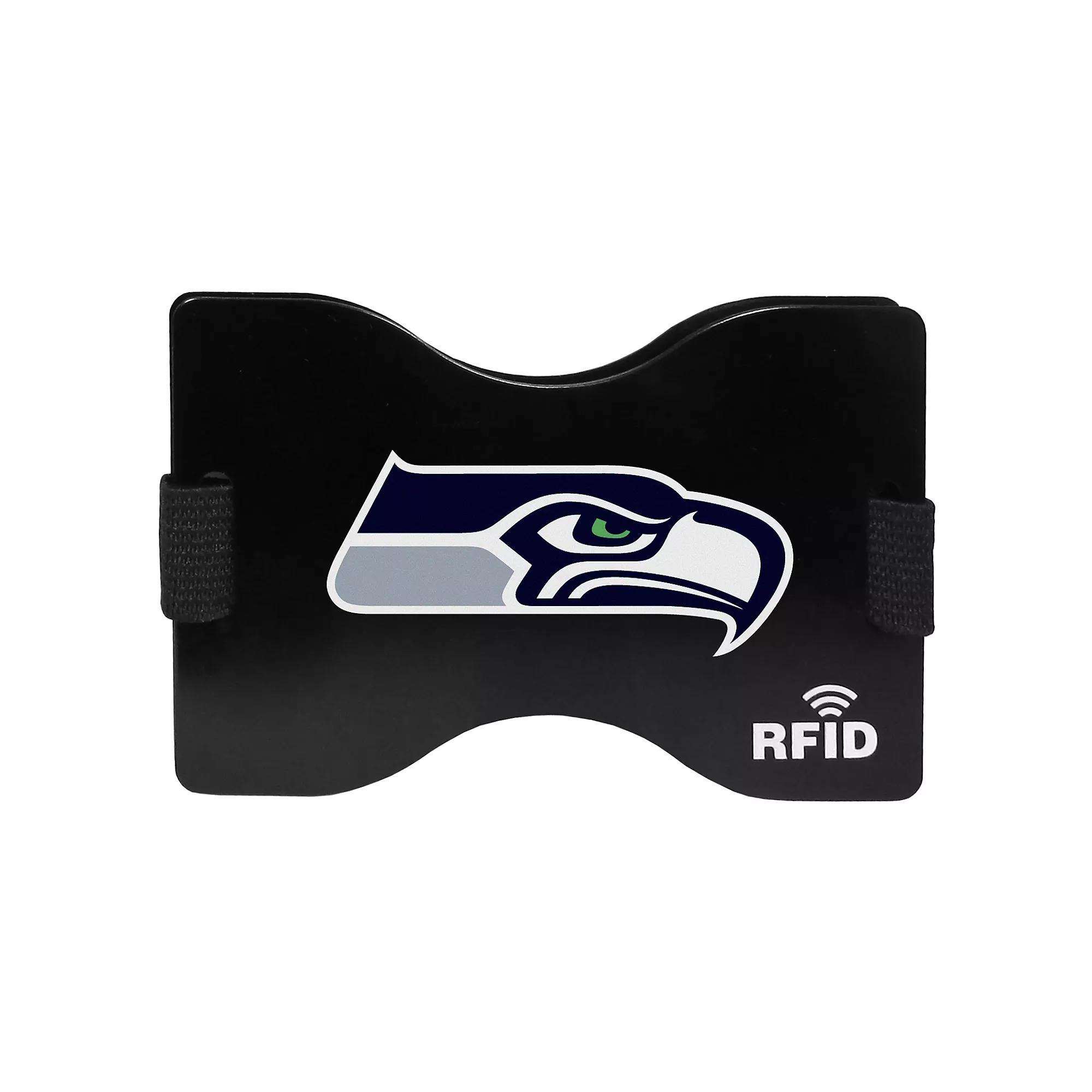 Men's Seattle Seahawks Hardcase RFID Wallet, Team Product Image