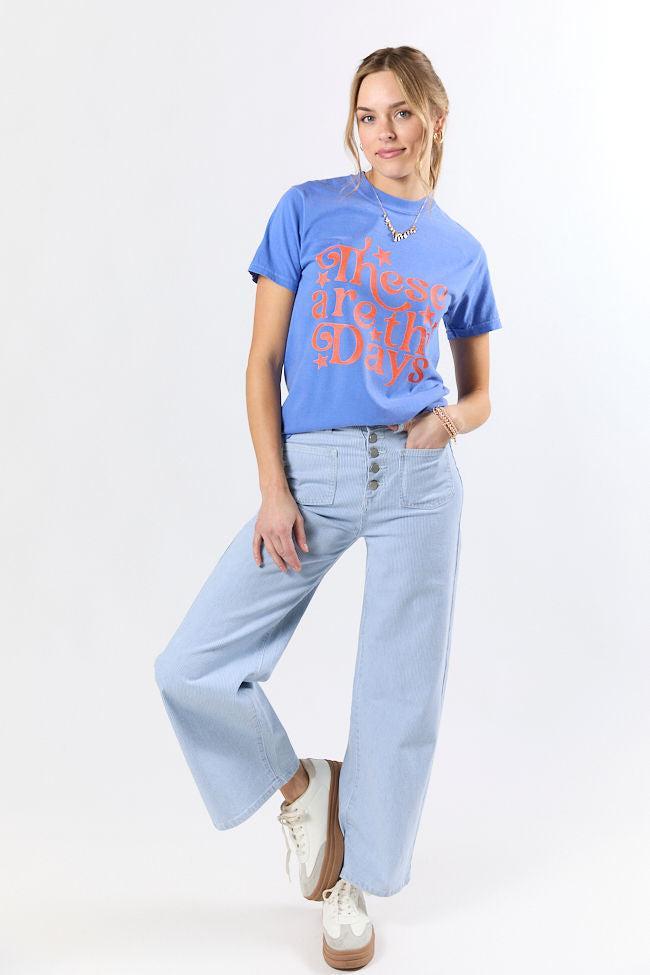 These Are The Days Flo Blue Graphic Tee Product Image