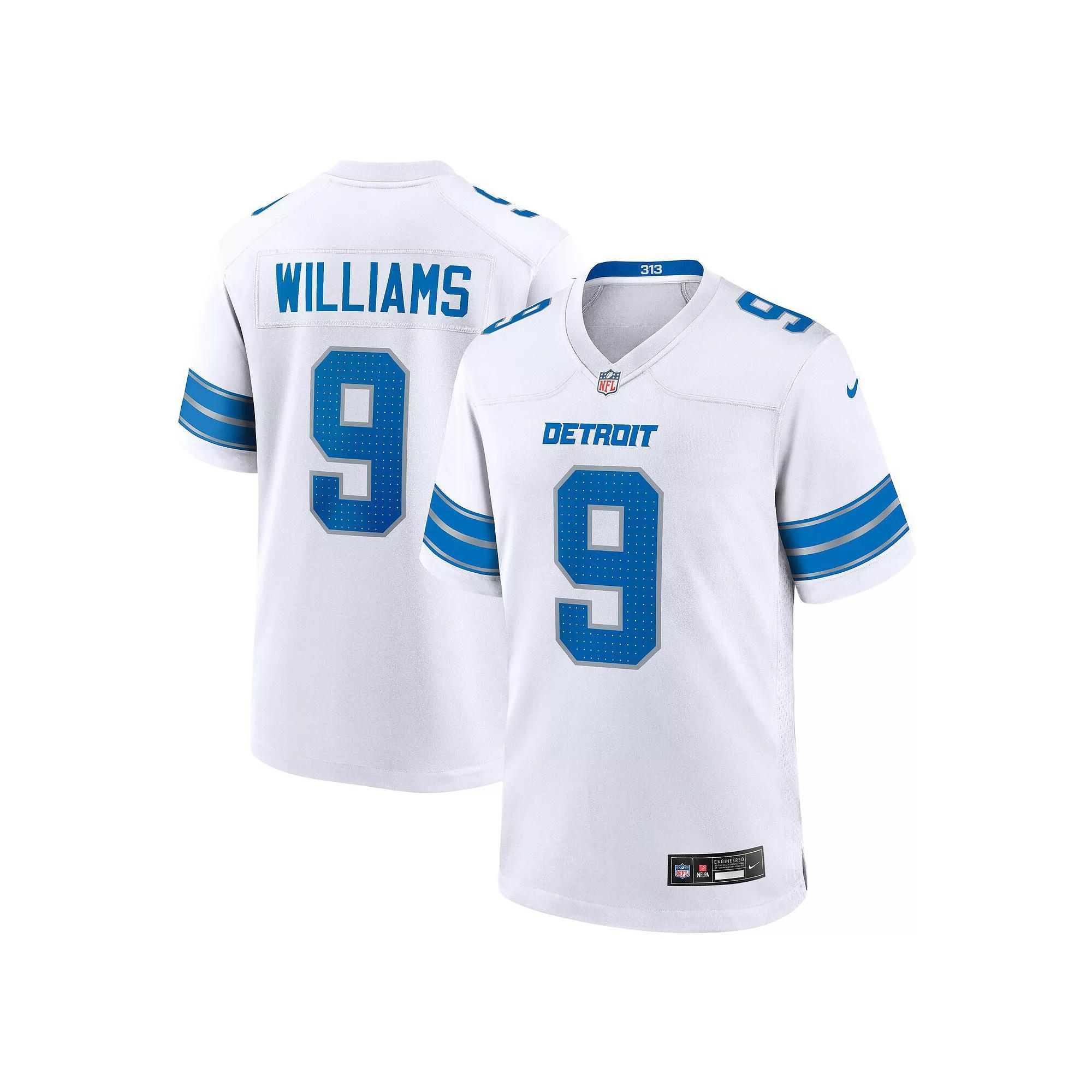 Mens Nike Jameson Williams Detroit Lions Game Jersey Product Image
