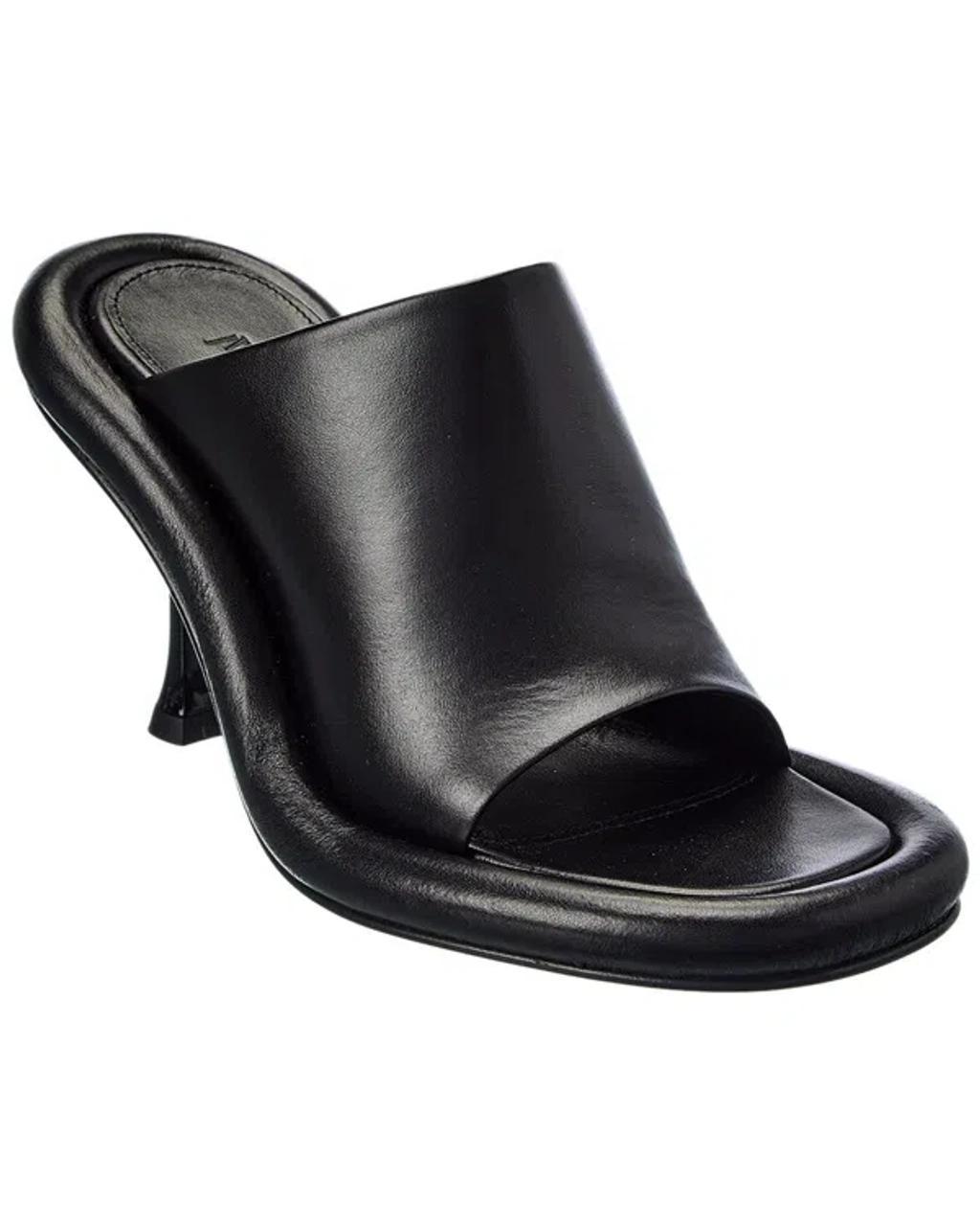 JW ANDERSON Woman Sandals Black Size 10 Soft Leather Product Image
