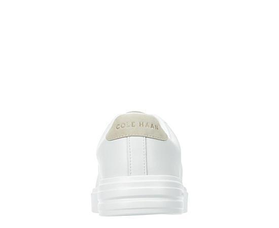 Cole Haan Grand+ Court Men's Leather Sneakers, Size: 11.5 Medium, Optic White White Product Image