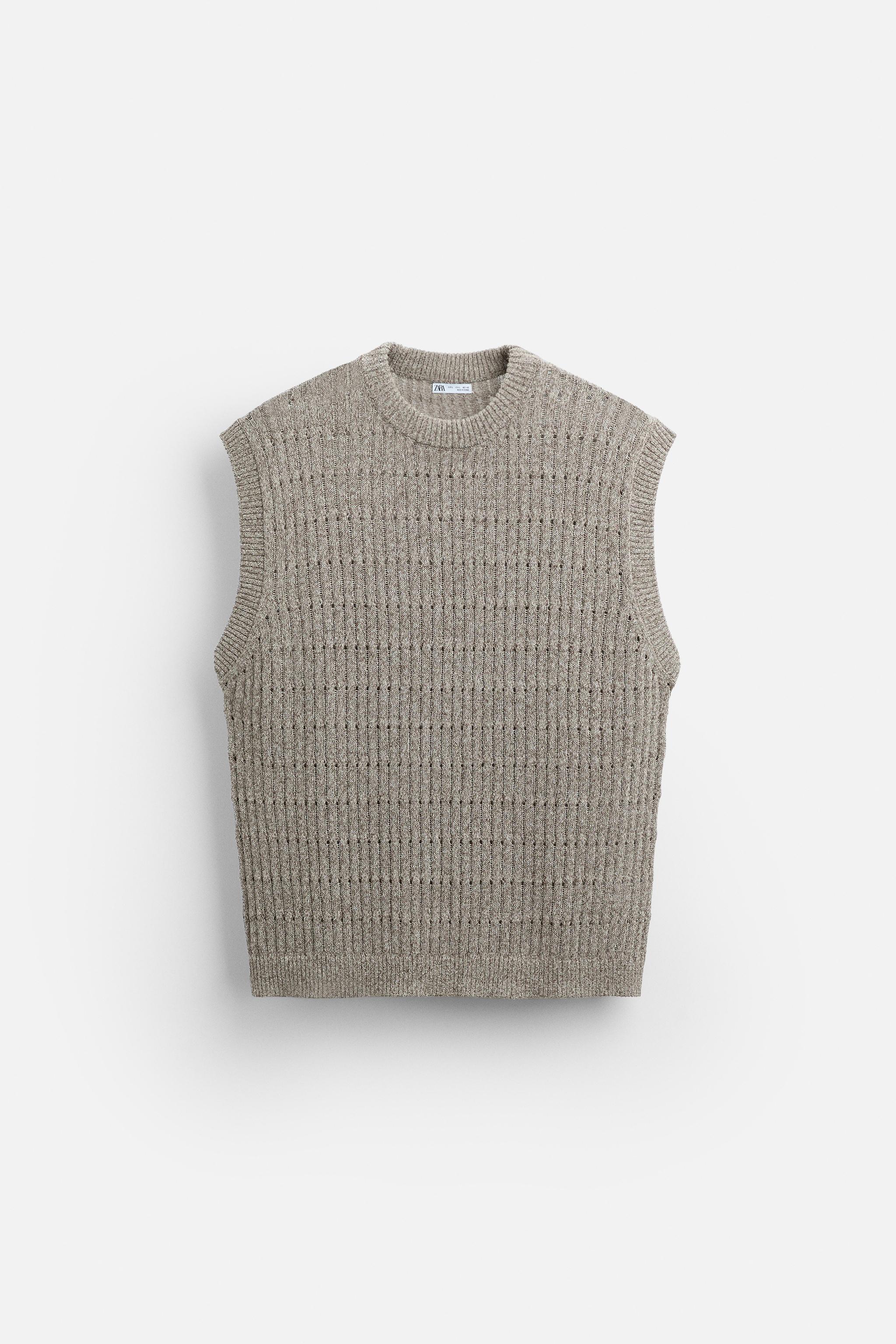 OPEN KNIT VEST Product Image