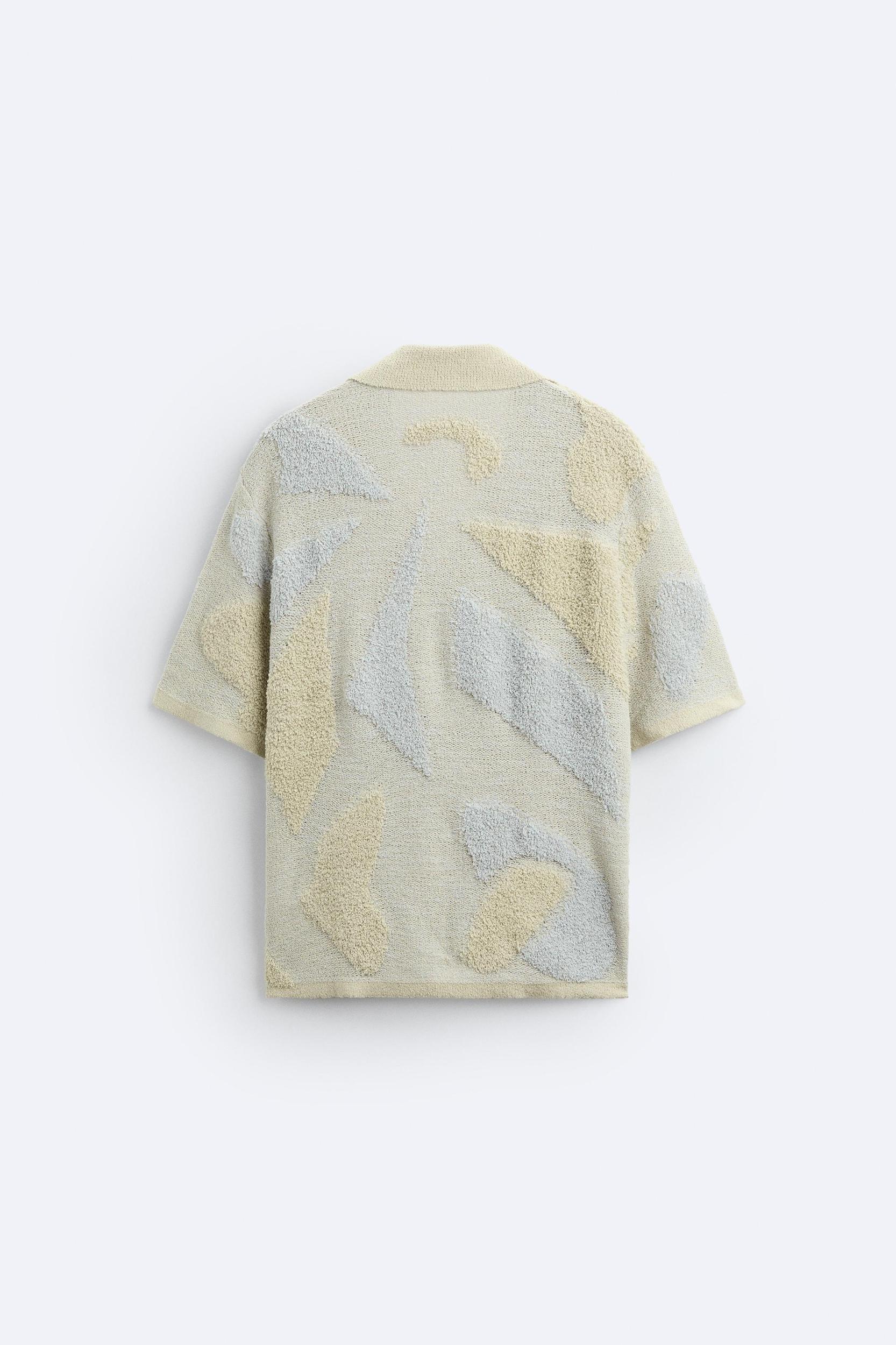 JACQUARD TERRYCLOTH SHIRT Product Image