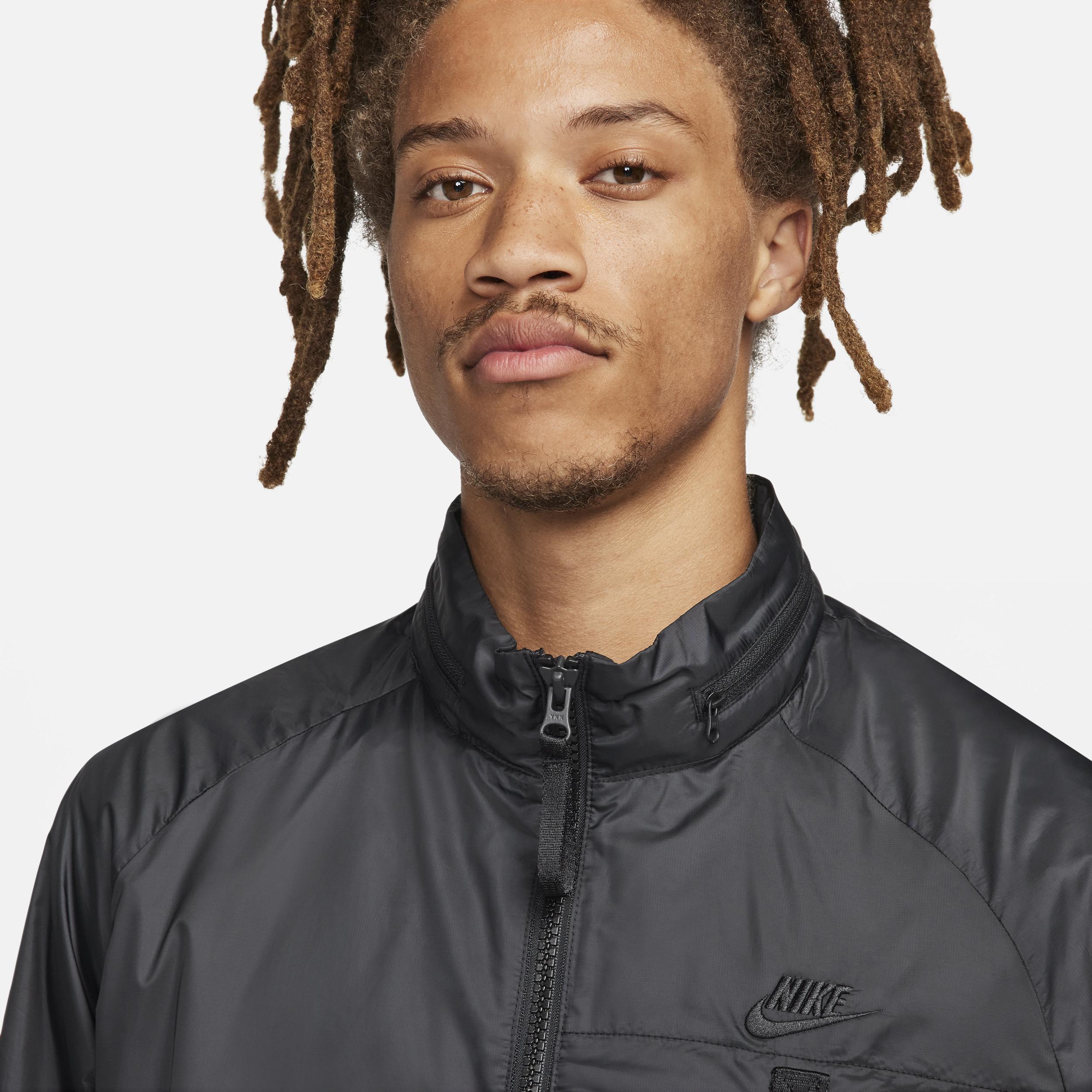 Nike Mens Tech N24 PKBL Woven Lined Jacket - Black/Black Product Image