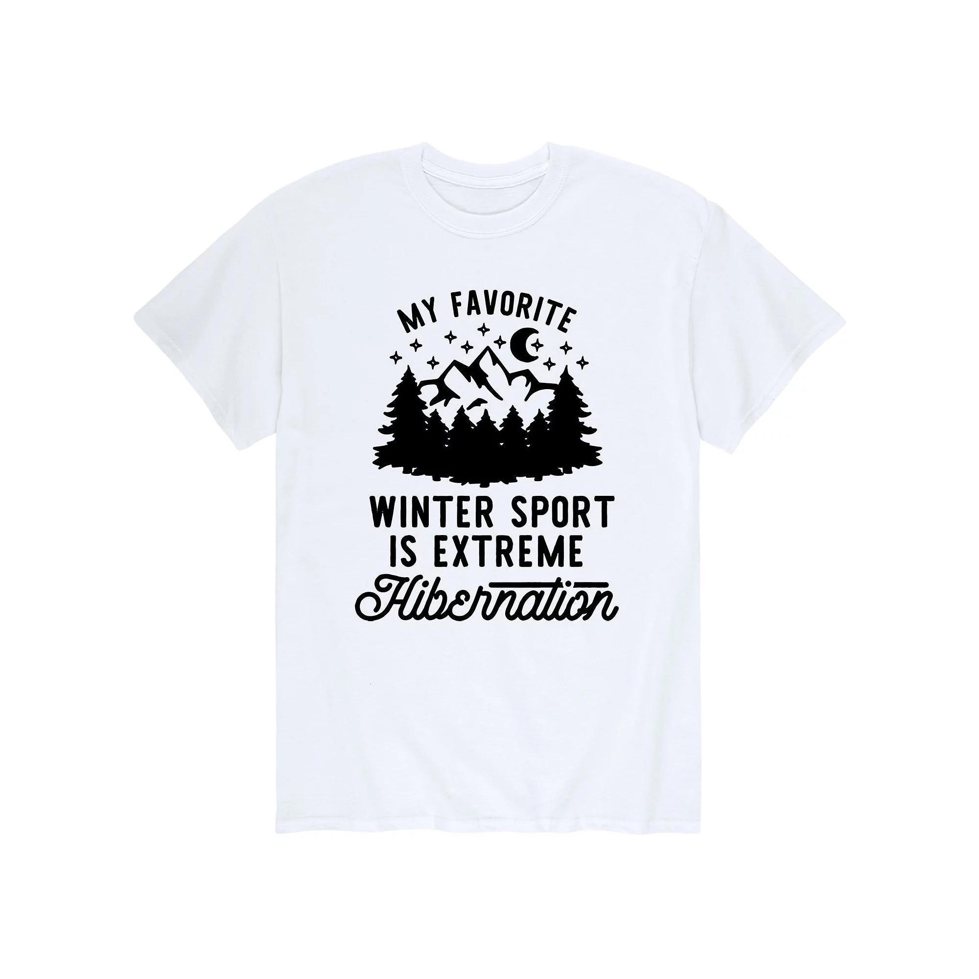 Mens Fav Sport Winter Hibernation Tee Product Image