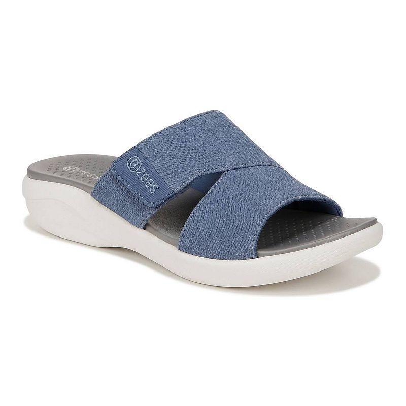 LifeStride Carefree Women's Slide Sandals, Size: 7.5 Wide, Blue Product Image