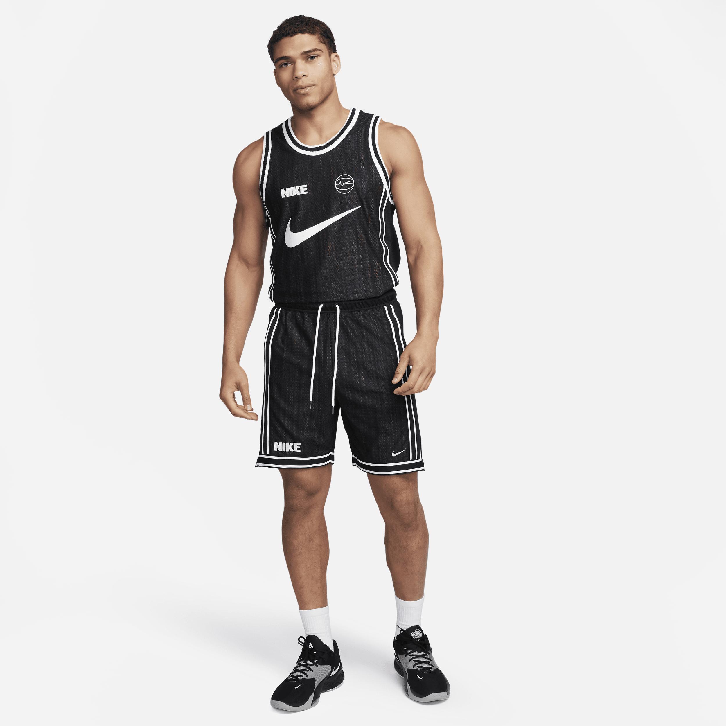 Nike Mens Dri-FIT DNA+ NAOS 8 Shorts - Black/White Product Image