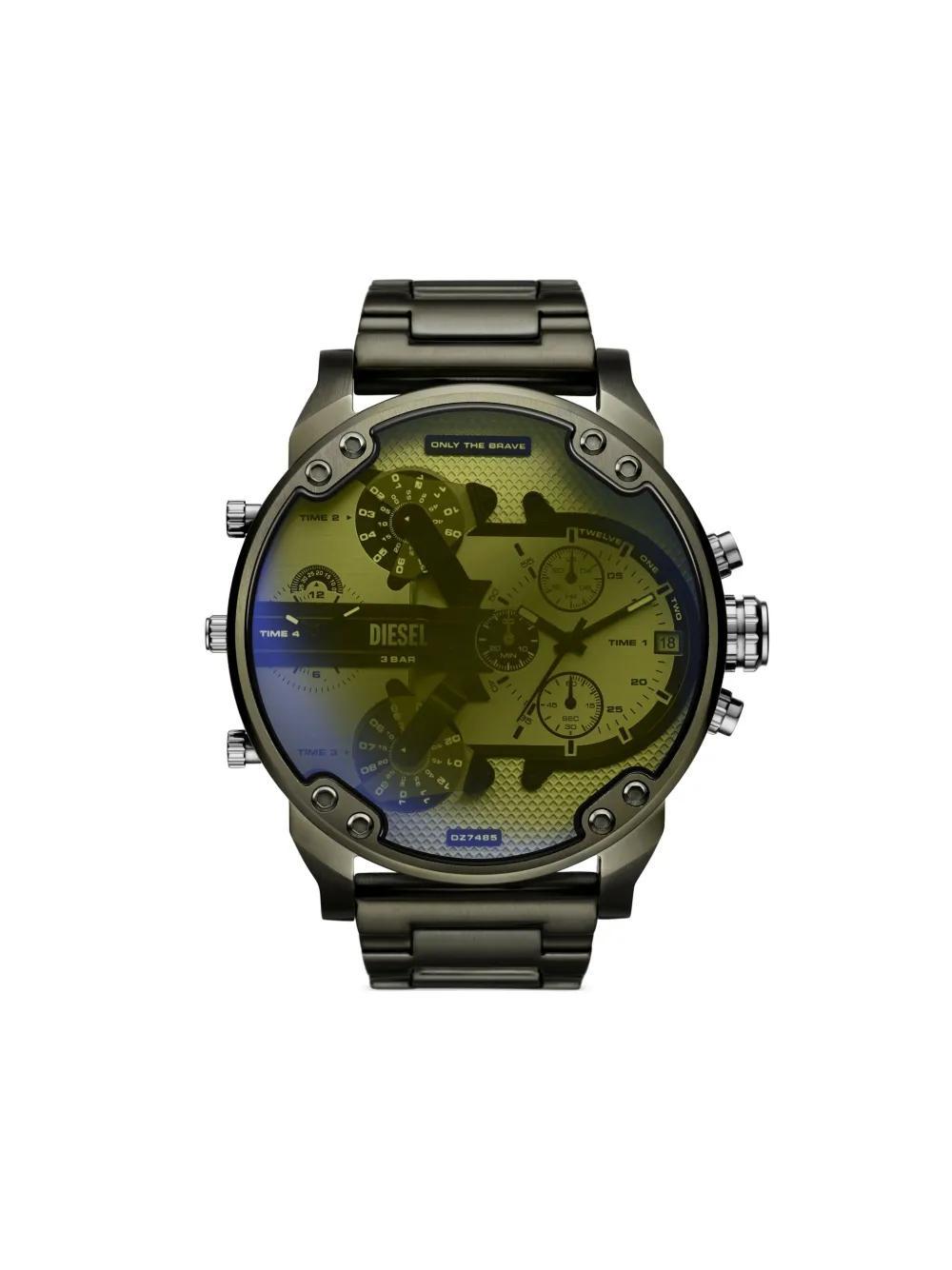 DIESEL Men's Mr. Daddy 2.0 Quartz Chronograph Green Stainless Steel 57mm Product Image