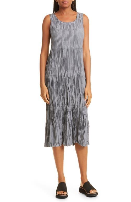 Eileen Fisher Full Tiered Dress (Geranium) Women's Dress Product Image