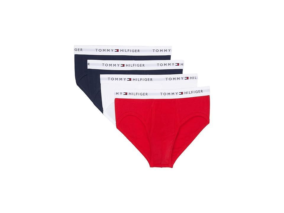 Men's Tommy Hilfiger 4-pack Cotton Classic Briefs, Size: XXL, Brown Product Image