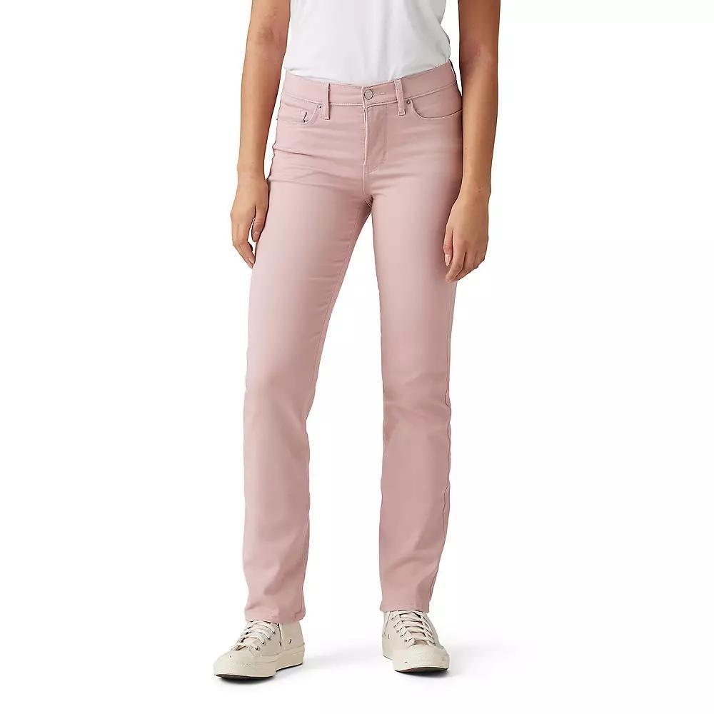 Women's Levi's® 314™ Shaping Straight Jeans, Size: 29(US 8)Medium, Pale Pink Twill Product Image