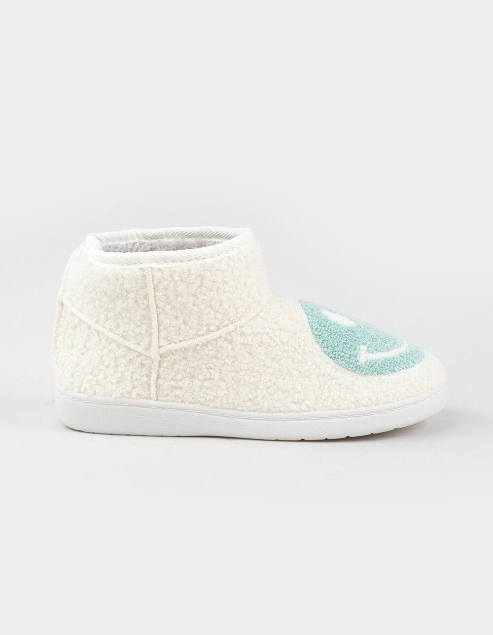 MIA Chill Happy Face Womens Bootie Slippers Product Image