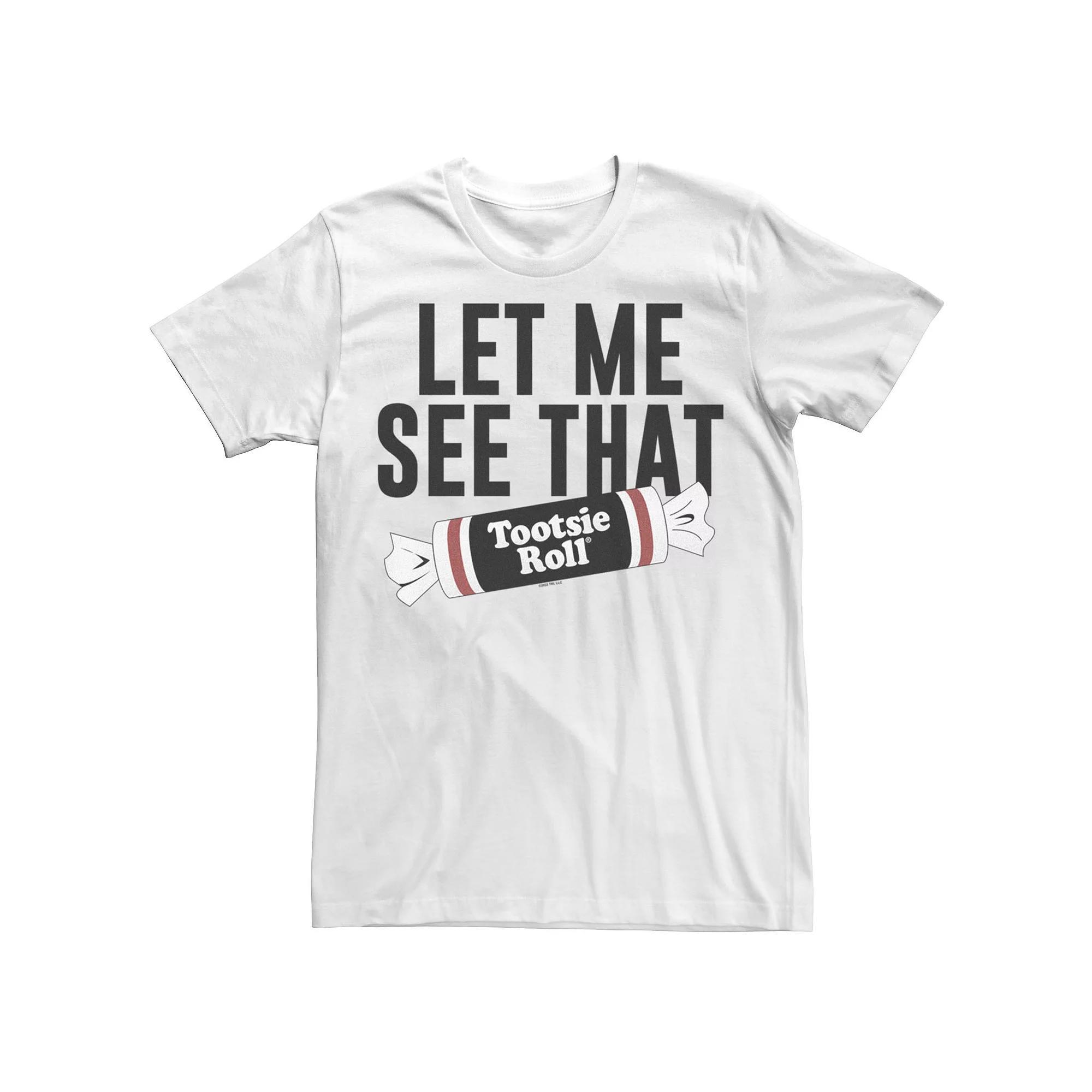 Men's Tootsie Roll Let Me See That Tee, Size: Small, White Product Image