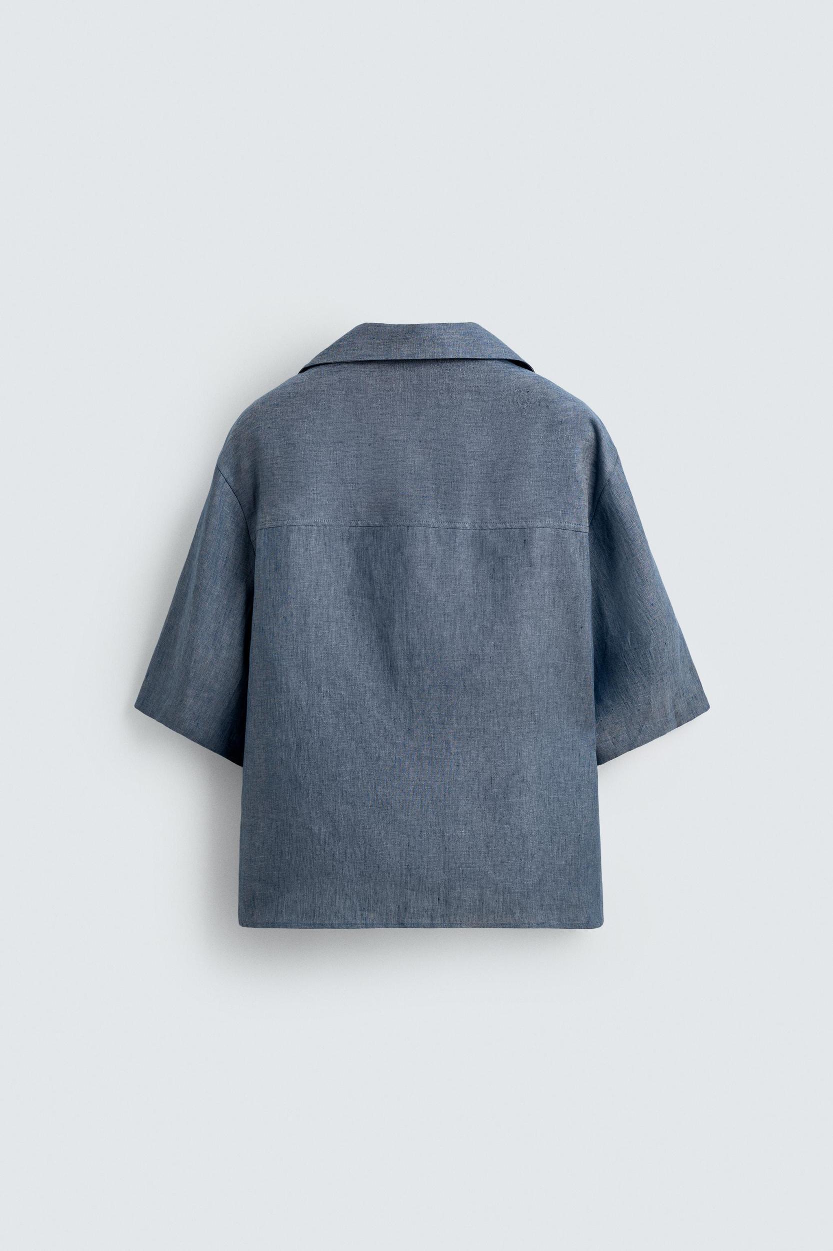 100% LINEN POLO SHIRT Product Image