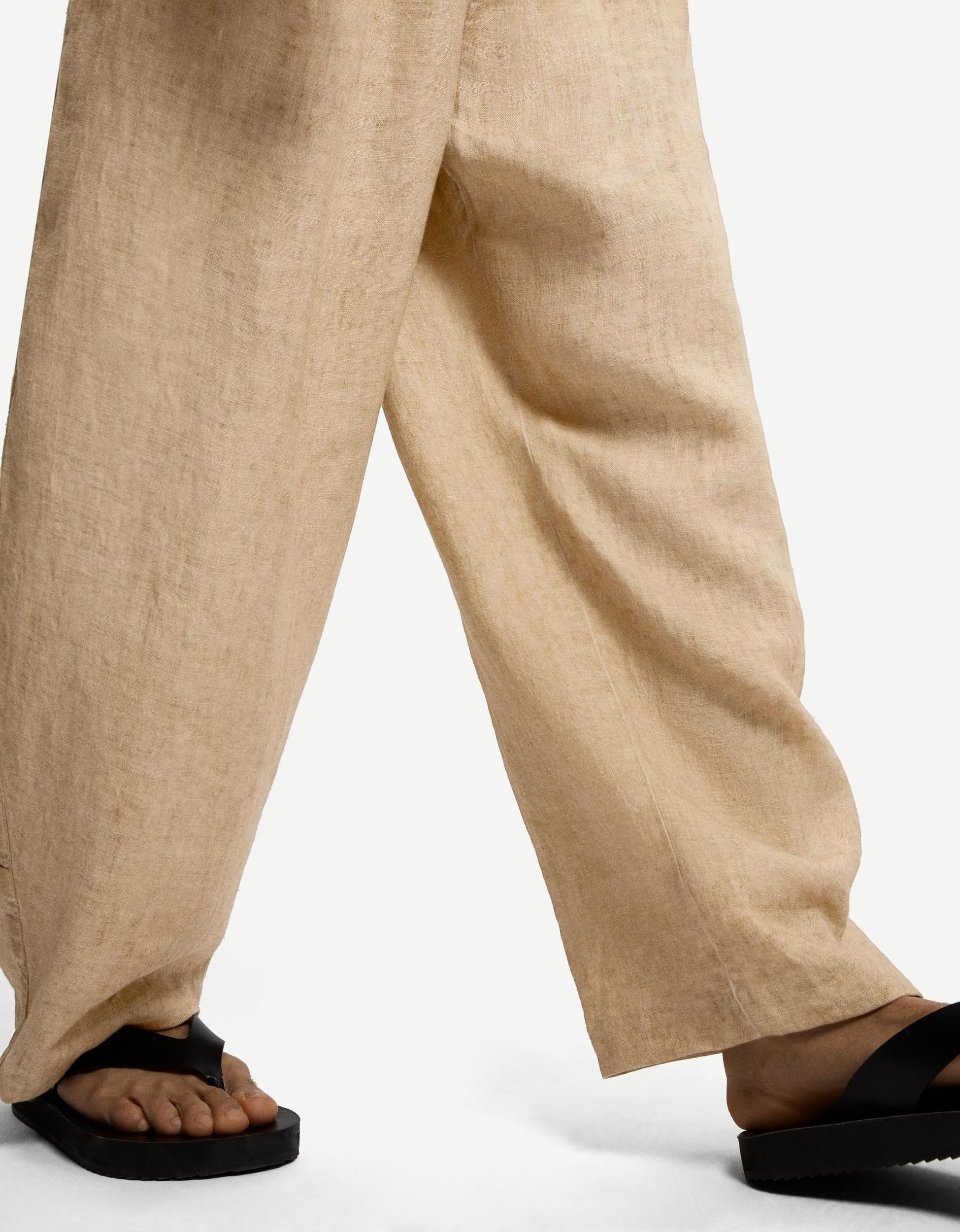 Linen balloon fit pants Product Image