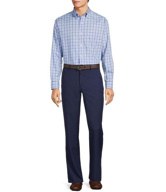 Gold Label Roundtree & Yorke Non-Iron Long Sleeve Windowpane Sport Shirt Product Image