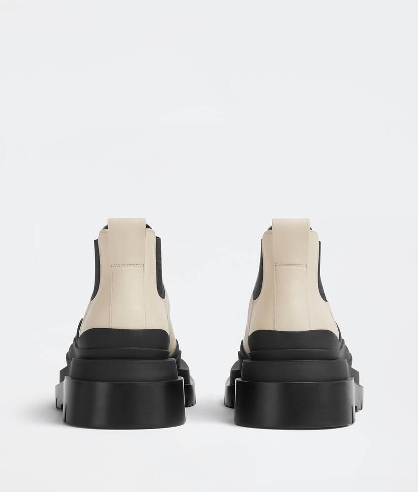 Women's Tire Ankle Chelsea Boot in Sea salt / Black Product Image