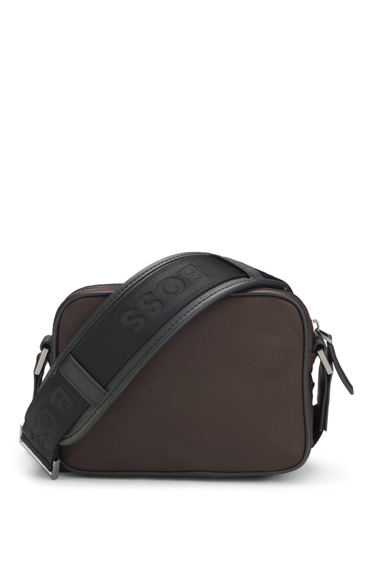 Twill crossbody bag with Double B monogram Product Image