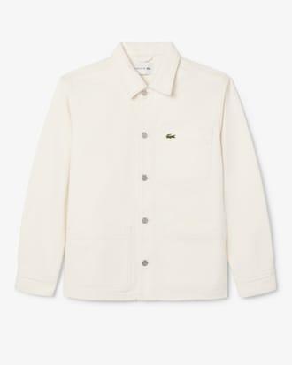 Heavy Cotton Denim Overshirt Jacket Product Image