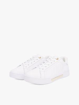 Hilfiger Logo Leather Sneaker Product Image