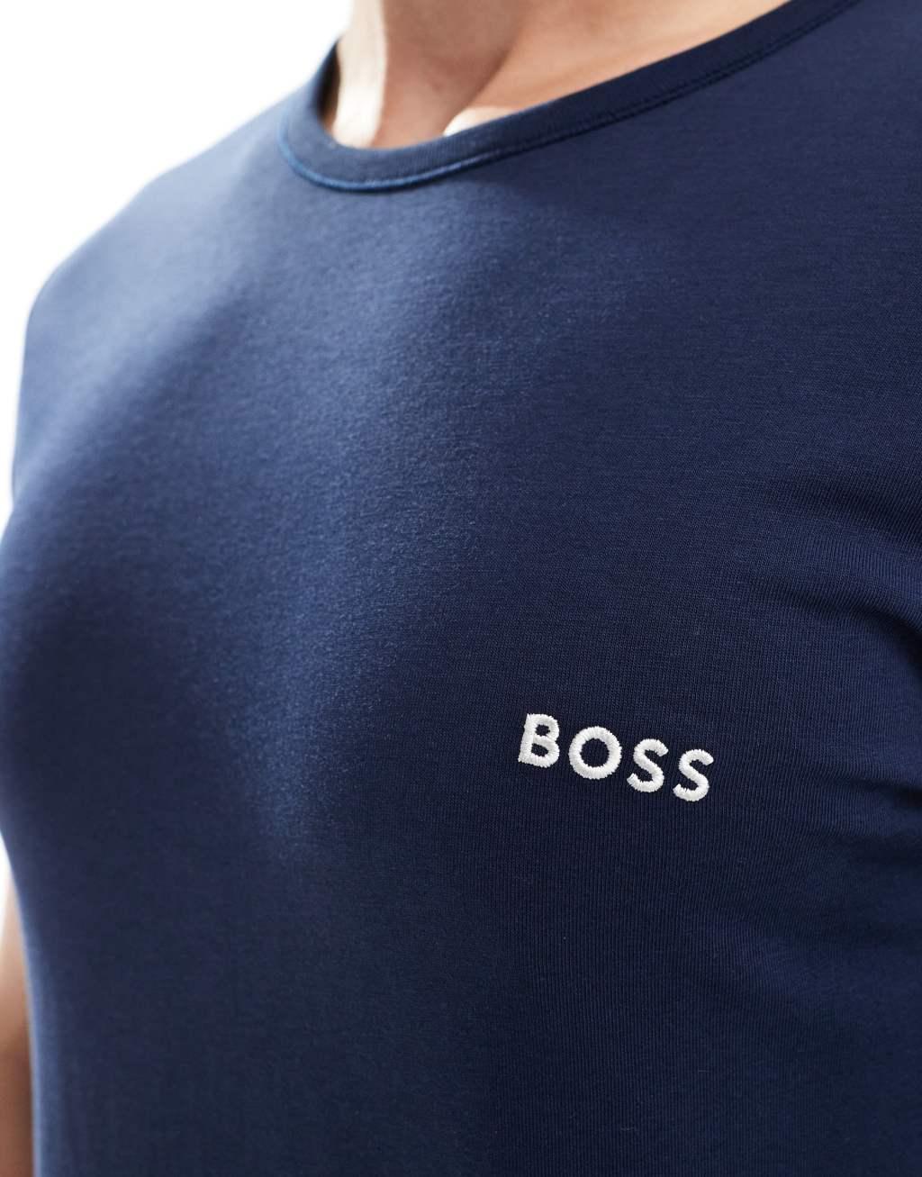 BOSS Bodywear 3 pack T-shirt in multi Product Image