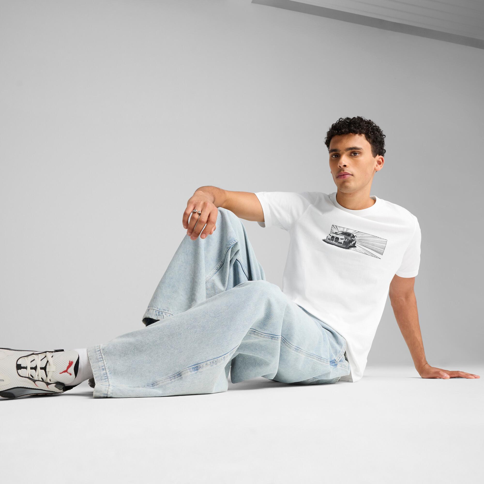 BMW M Motorsport Car Graphic Men's Tee Product Image