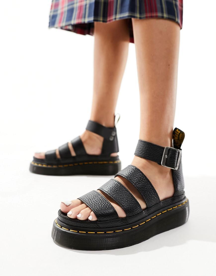 Clarissa II Women's Leather Platform Sandals Product Image