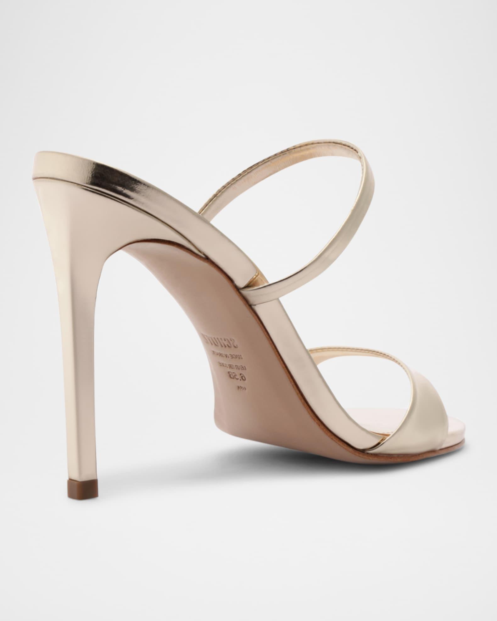 Jessica Leather Stiletto Mule Sandals Product Image
