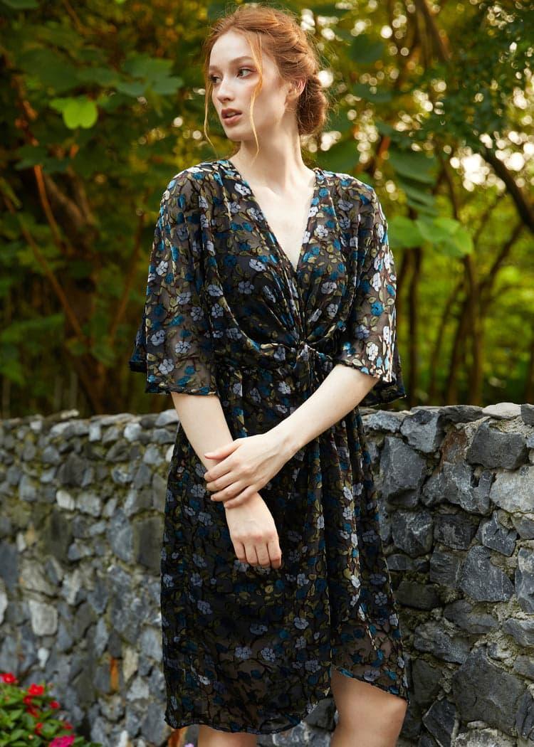 Dramatic Depths Velvet Dress Product Image