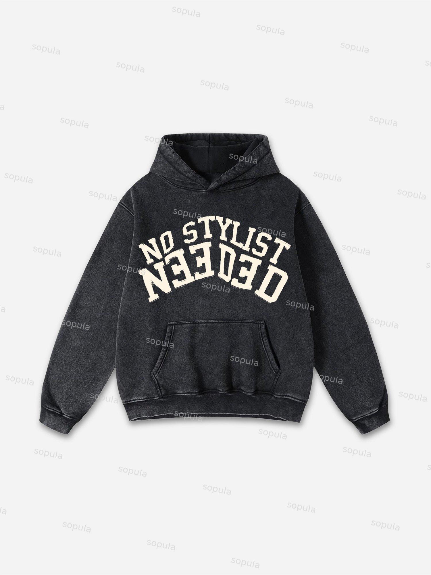 Stop War Children Portraits Graphic Washed Hoodie Product Image