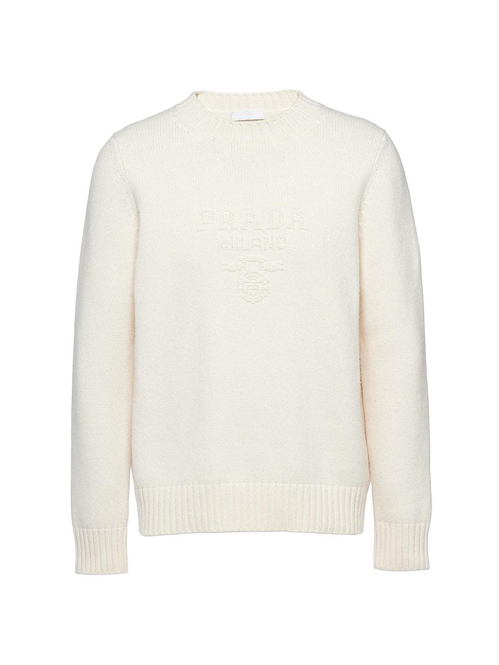 Mens Wool-Cashmere Logo Sweater Product Image