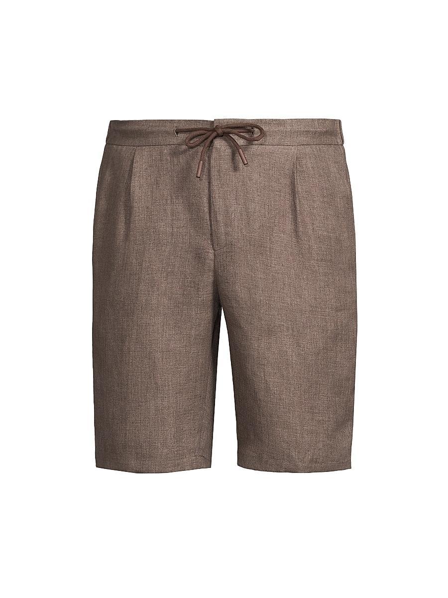 Mens COLLECTION Linen Drawstring Shorts Product Image