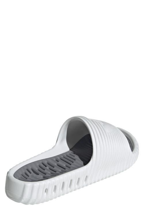 adidas Gender Inclusive Adilette 25 Slide in Crystal White/Grey at Nordstrom, Size 5 Women's Product Image