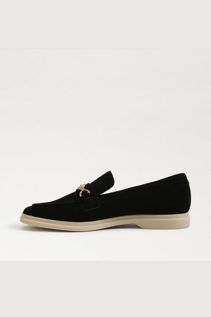 Kyana Bit Loafer - Black Suede Product Image