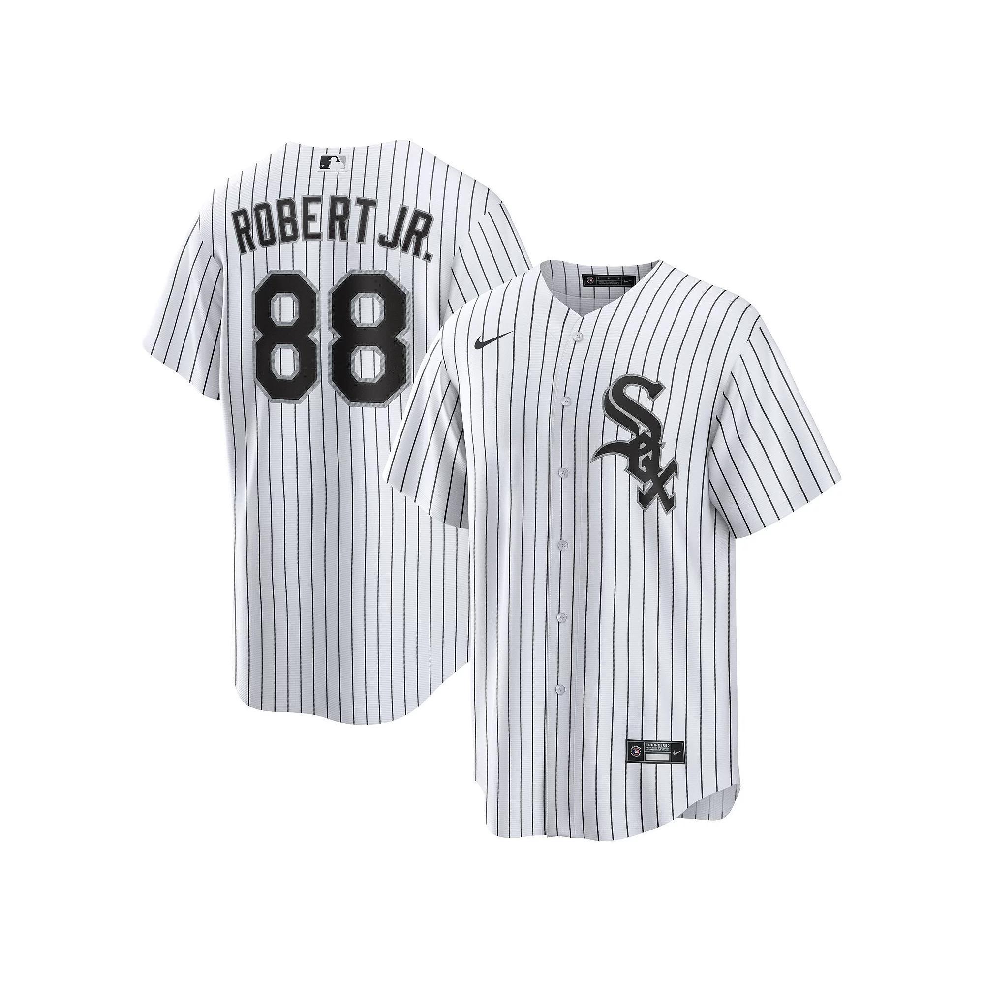 Men's Nike Luis Robert White Chicago White Sox Replica Player Name Jersey, Size: Medium Product Image