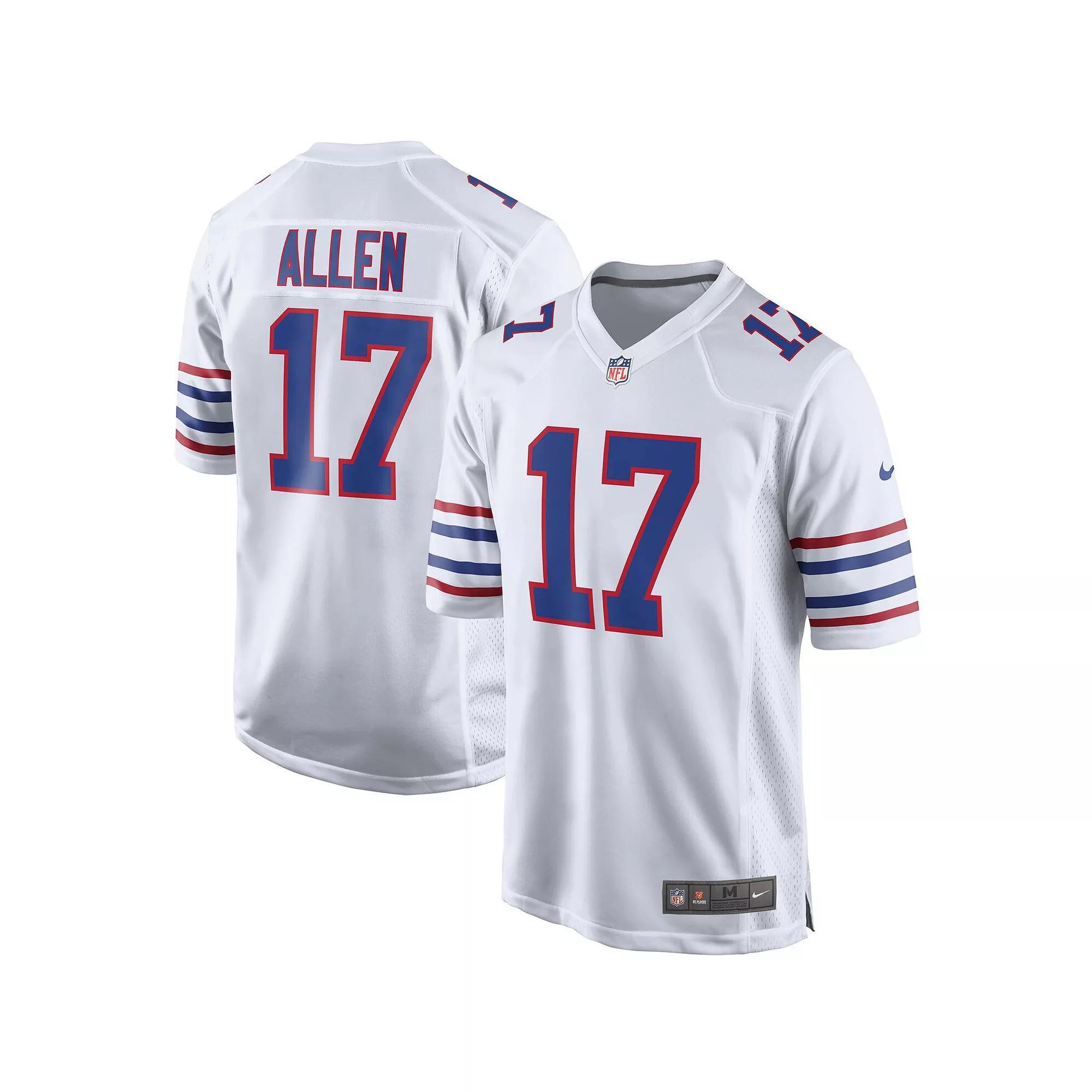 Men's Nike Josh Allen White Buffalo Bills Alternate Game Player Jersey, Size: 2XL Product Image