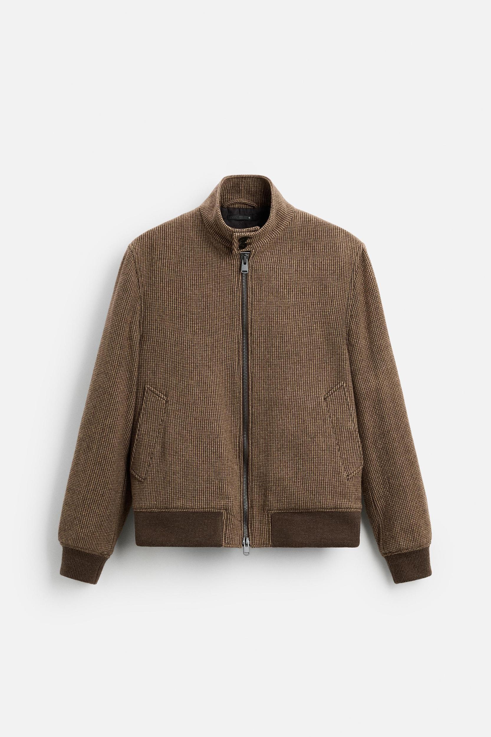 HOUNDSTOOTH TEXTURED JACKET Product Image