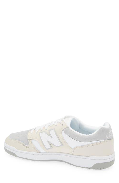 New Balance Womens 480 Colorblock Suede Court Lifestyle Sneakers Product Image