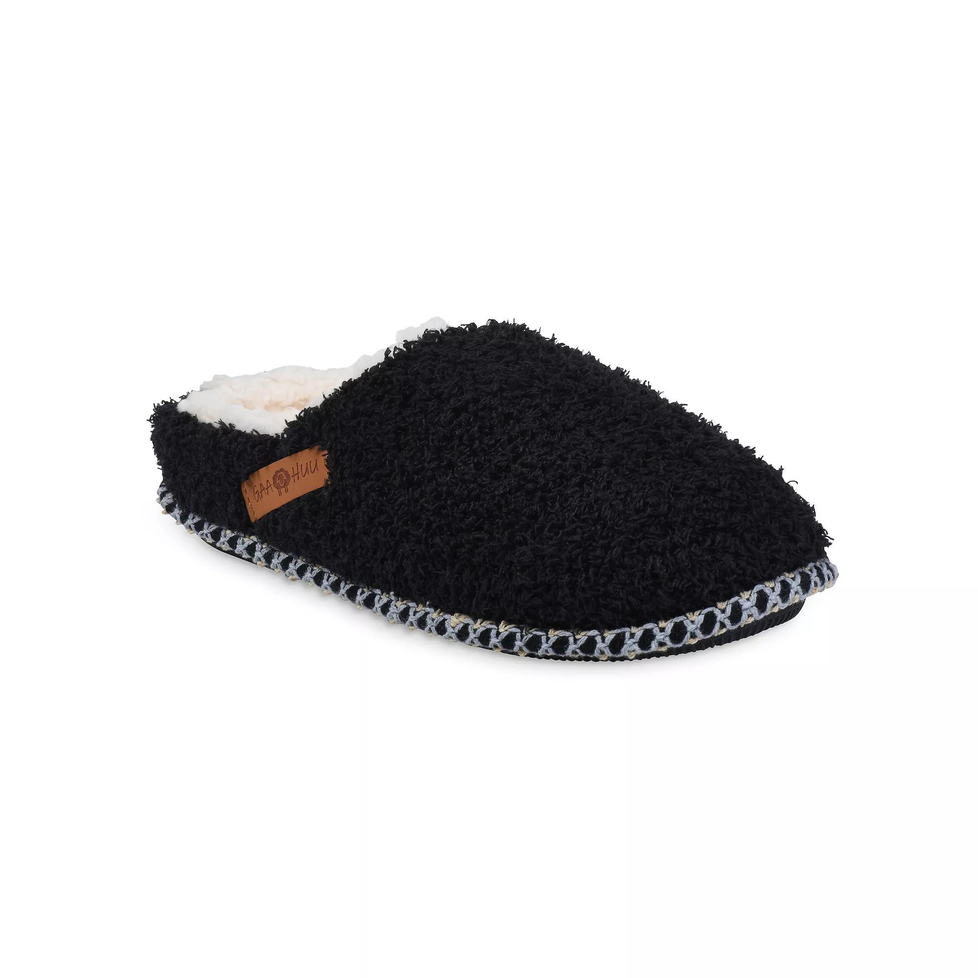 GaaHuu® Cozee Fleece Clog Women's Slippers, Size: Medium, Black Product Image