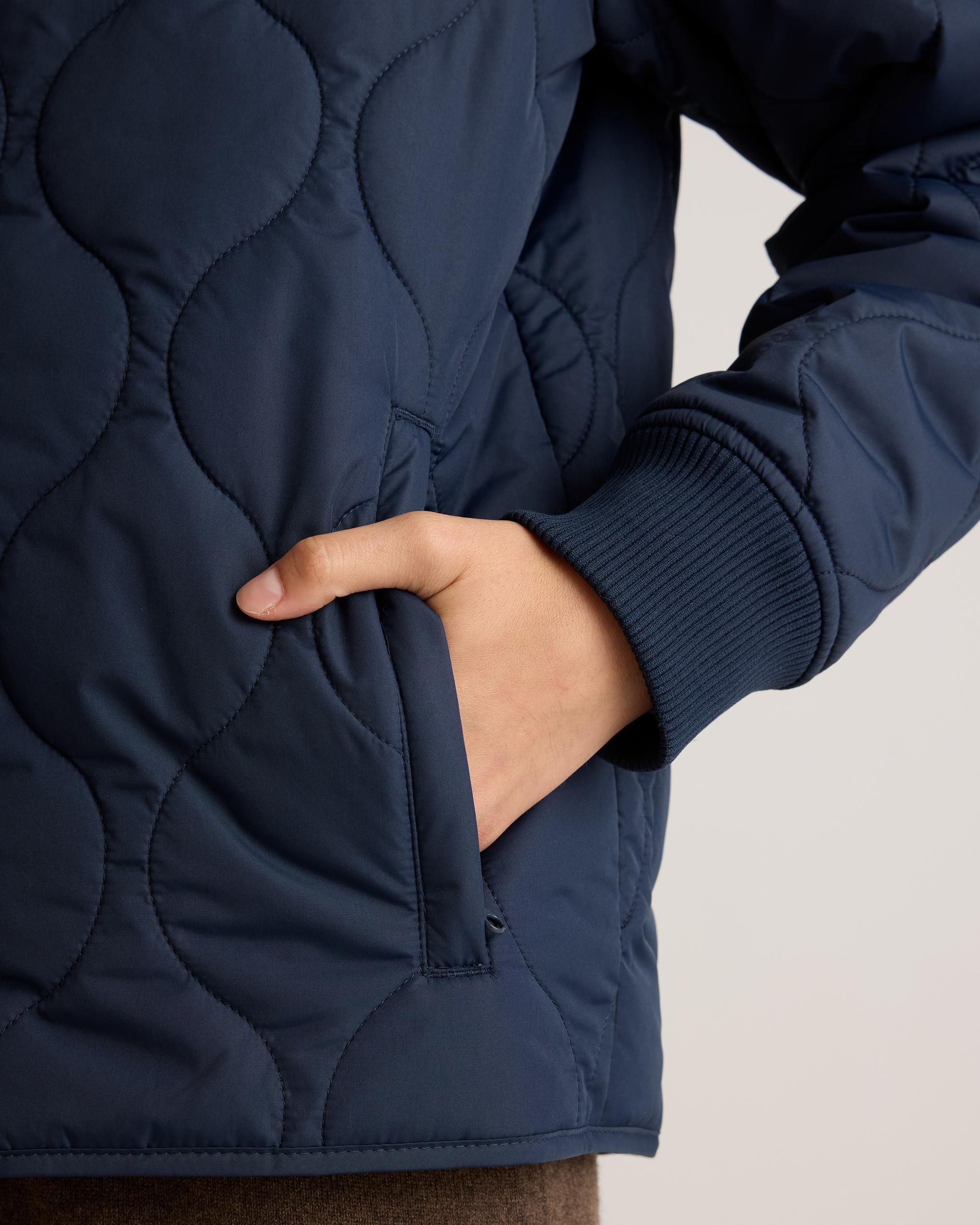 Quince | Women's Featherless Quilted Puffer Bomber Jacket Recycled Polyester Product Image