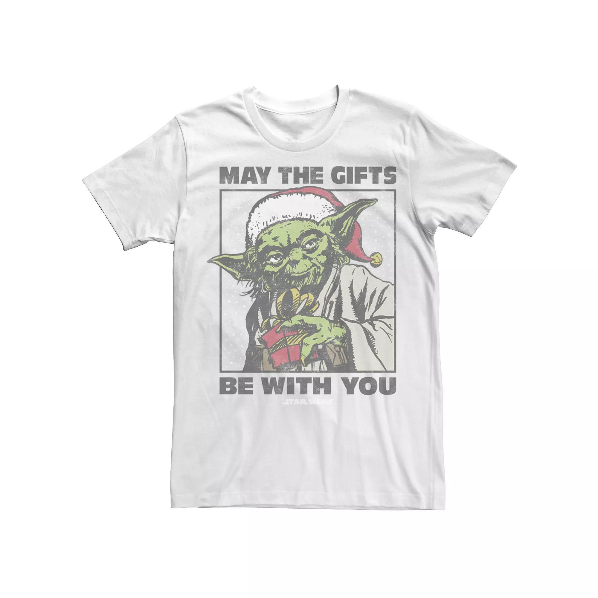 Men's Star Wars Gift Wish Christmas Tee, Size: XL, Grey Heather Product Image