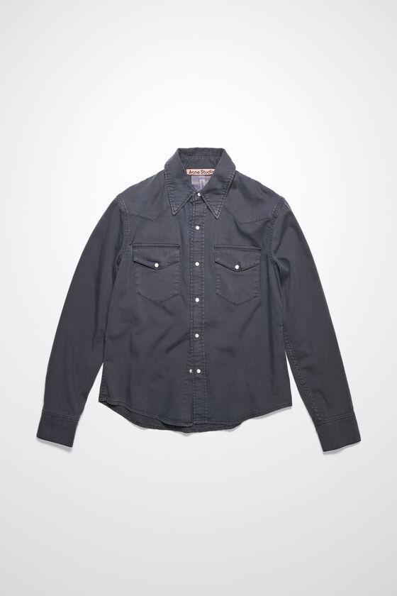 Denim button-up shirt Product Image