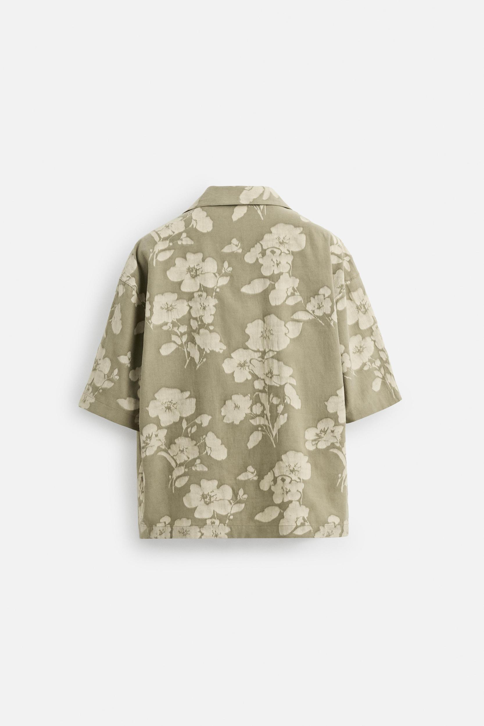 JACQUARD FLORAL SHIRT Product Image